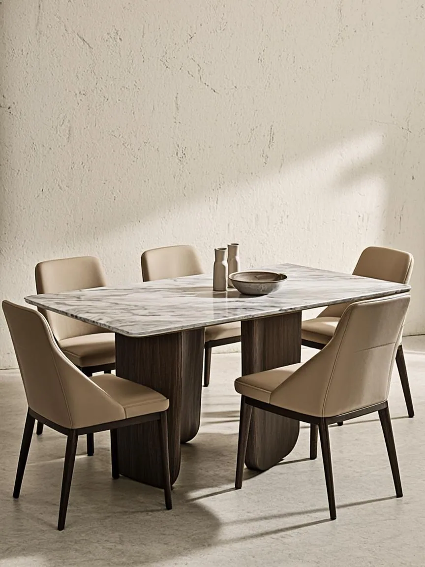 Marble Dining Set