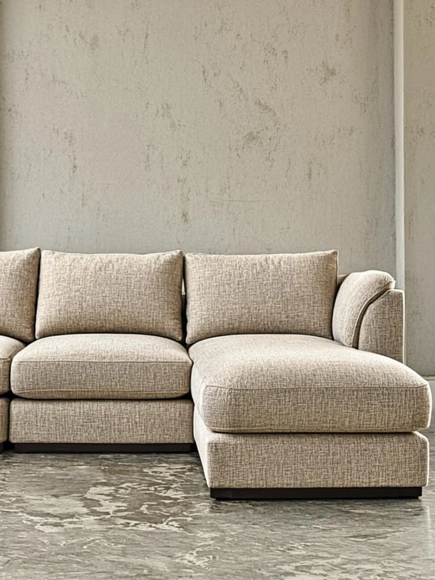 Linen Sectional Lounge